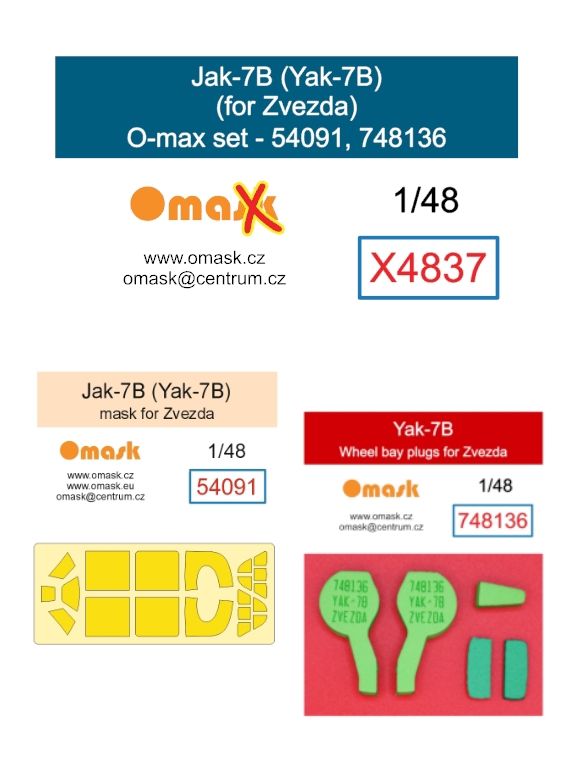 1:48 Jak-7B (Yak-7B) O-max set (for Zvezda)