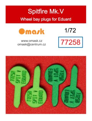 1:72 Spitfire Mk.V wheel bay plugs (for Eduard)