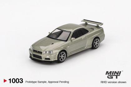 1:64 Nissan Skyline GT-R (R34) VSPEC II Millenium Jade 2002 Blister