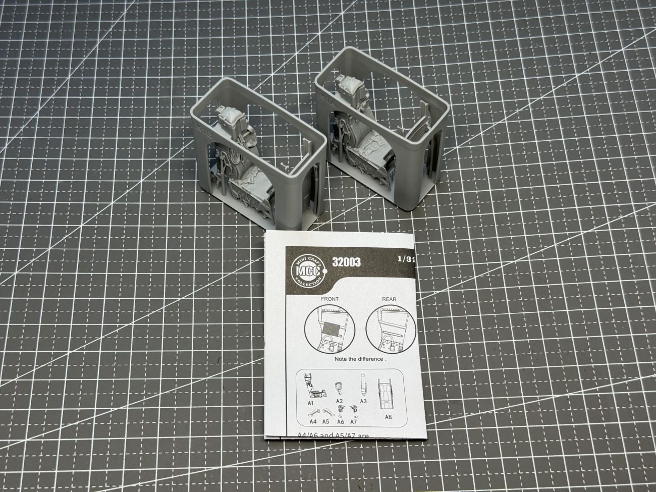 1:32 ACES II Ejection seats late (dual) for F-16 two seats