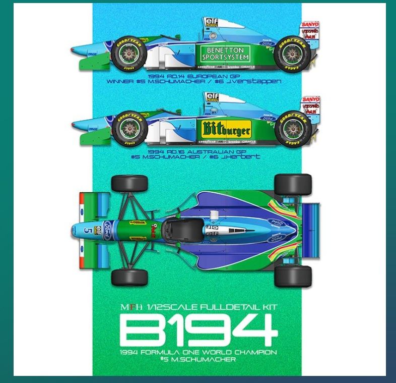 1:12 Benetton B194 - M.Schumacher