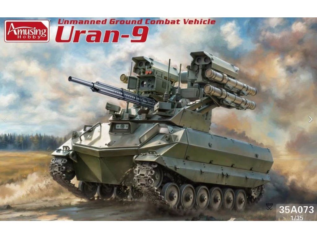 1:35 Unmanned Ground Combat Vehicle Uran-9