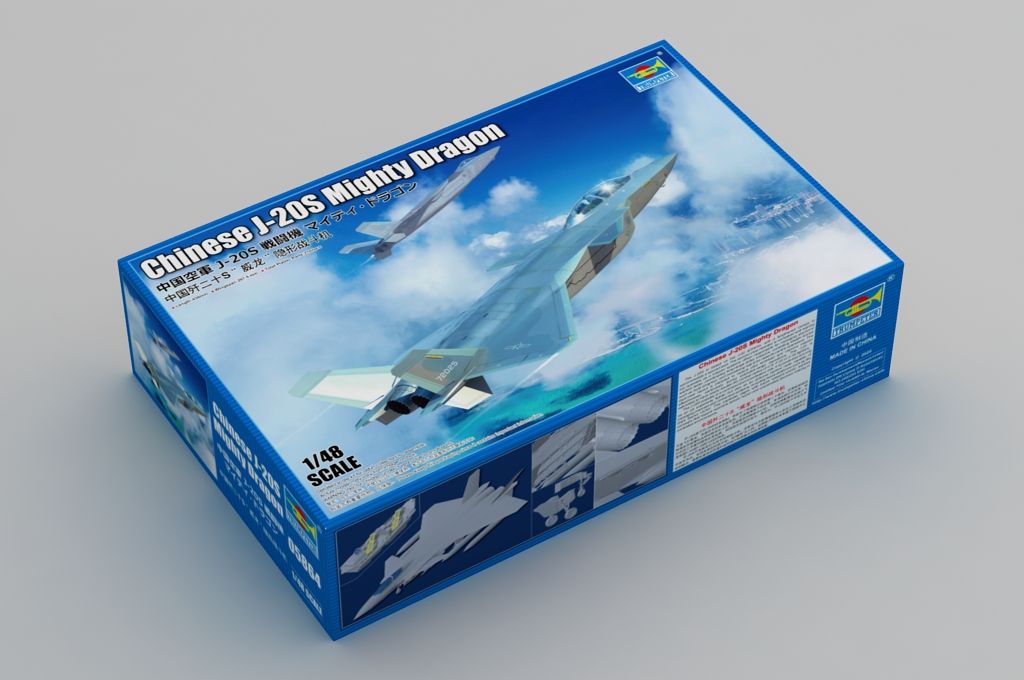 1:48 Chinese J-20S Mighty Dragon