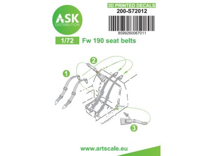 1:72 Fw 190 - 3D printed decals by ASK