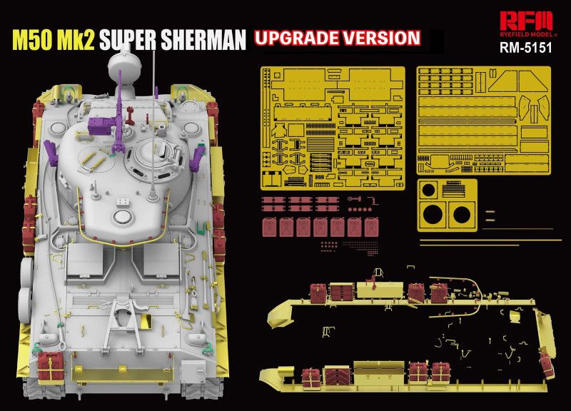 1:35 M50 Mk.2 Super Sherman (M4A4) UPGRADE VERSION