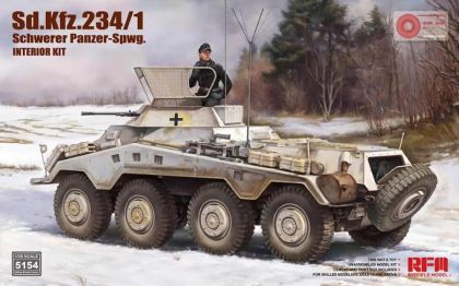 1:35 Sd.Kfz.234/1 Schwerer Panzer-Spwg. with FULL INTERIOR
