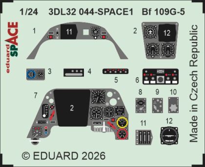 1:24 Bf-109G-5 - Space Set for Airfix