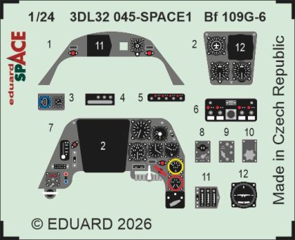 1:24 Bf-109G-6 - Space Set for Airfix