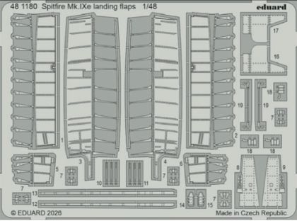 1:48 Spitfire Mk.IXe - Landing Flaps for Airfix
