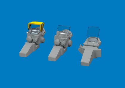 1:72 P-51D Mustang - Gun Sights for Arma Hobby