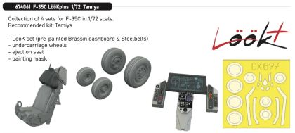 1:72 F-35C Lightning II - LööK+ Set for Tamiya