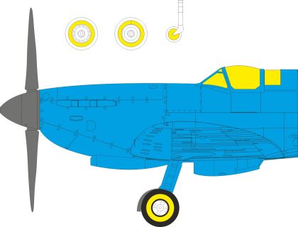 1:48 Spitfire Mk.IXe - TFace Paint Mask Set for Airfix