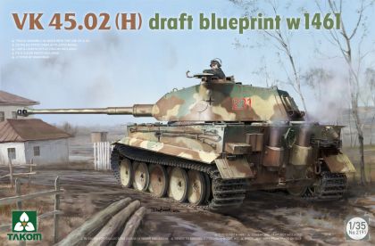 1:35 VK 45.02(H) draft blueprint w 1461