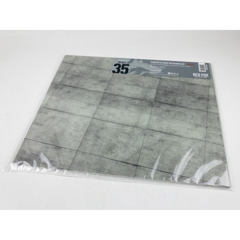 1:35 Concrete Base Rectangular Type 5 380x320mm (Universal)