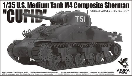 1:35 U.S. Medium Tank M4 Composite Sherman Cupid