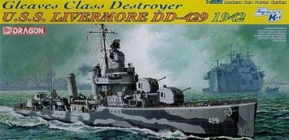 1:350 U.S.S. Livermore DD-429 1942