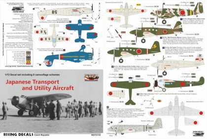 1:72 Decal Japanese Transport and Utility Aircraft