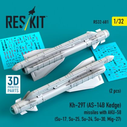 1:32 Kh-29T (AS-14B Kedge) missiles with AKU-58 (2 pcs)