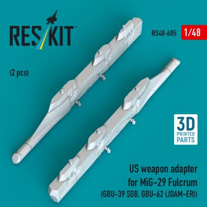 1:48 US weapon adapter for MiG-29 Fulcrum (2 pcs) (GBU-39 SDB, GBU-62 (JDAM-ER))
