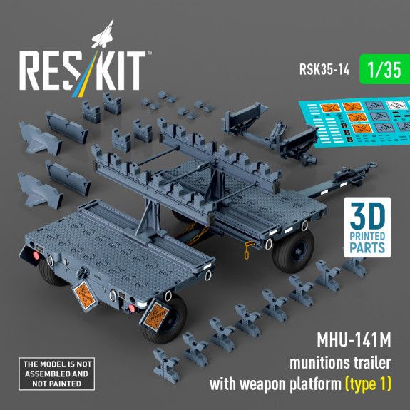 1:32 MHU-141M munitions trailer with weapon platform (type 1)