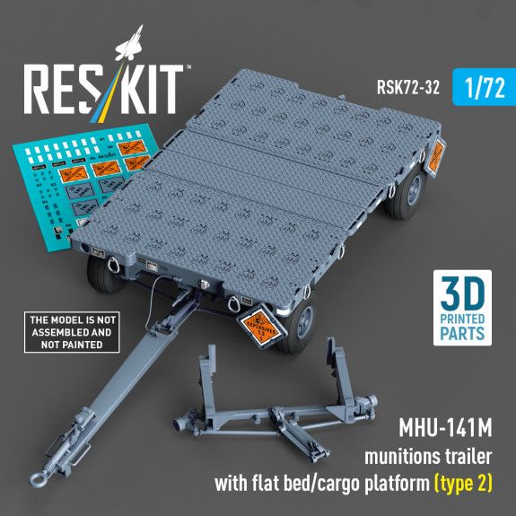 1:72 MHU-141M munitions trailer with flat bed/cargo platform (type 2)