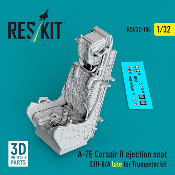 1:32 A-7E Corsair II ejection seat SJU-8/A late for Trumpeter kit