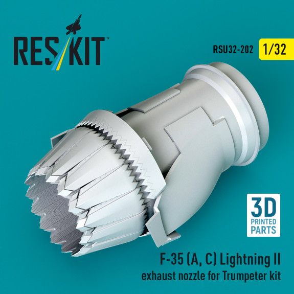 1:32 F-35 (A, С) Lightning II exhaust nozzle for Trumpeter kit