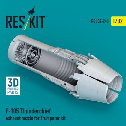 1:32 F-105 Thunderchief exhaust nozzle for Trumpeter kit