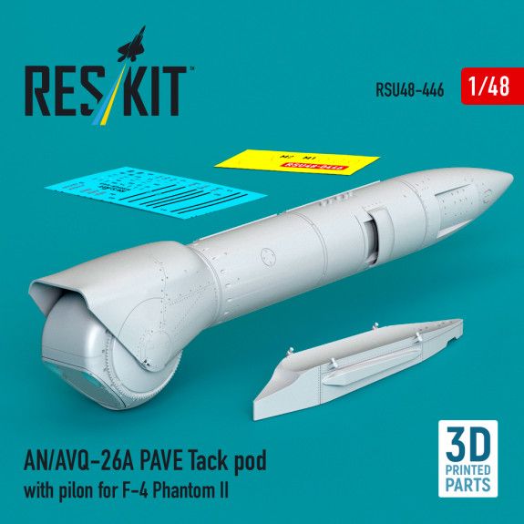 1:48 AN/AVQ-26A PAVE Tack pod with pilon for F-4 Phantom II