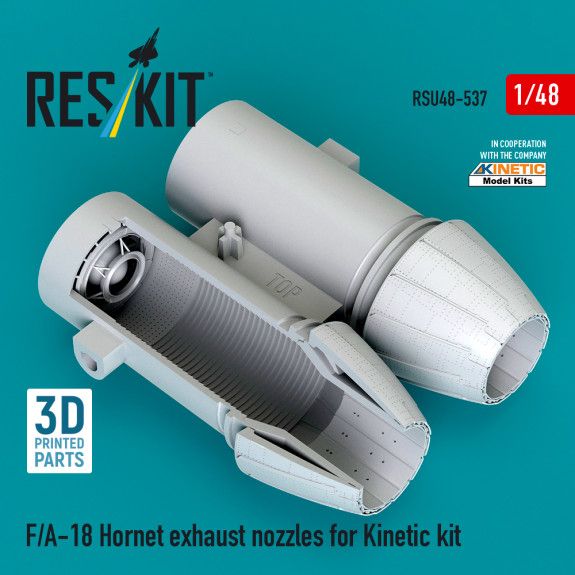 1:48 F/A-18 Hornet exhaust nozzles for Kinetic kit