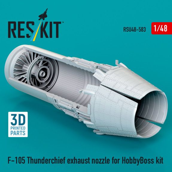 1:48 F-105 Thunderchief exhaust nozzle for HobbyBoss kit