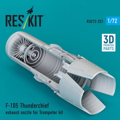 1:72 F-105 Thunderchief exhaust nozzle for Trumpeter kit
