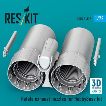 1:72 Rafale exhaust nozzles for HobbyBoss kit