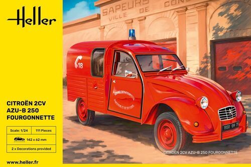 1:24 Citroën 2CV AZU-B 250 Fourgonette