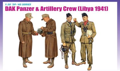 1:35 DAK Panzer & Artillery Crew
