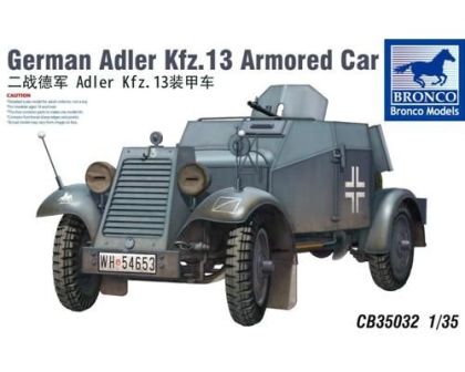 1:35 German Adler Kfz.13 Armored Car