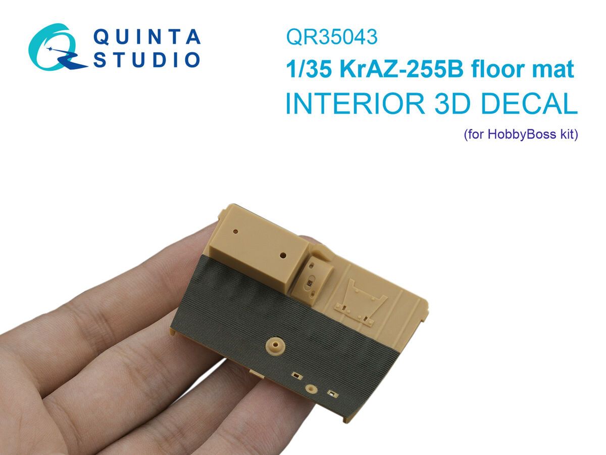 1:35 KrAZ-255B - Floor Mat (for Hobby Boss Kits)