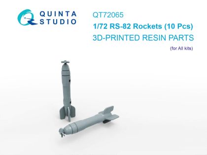 1:72 RS-82 Rockets 3D-Printed (10 pcs / for All Kits)