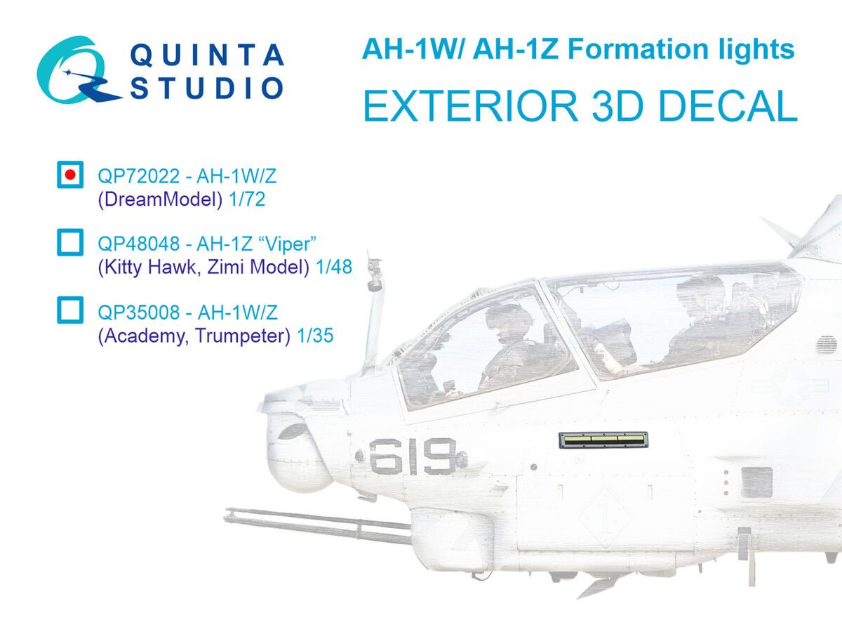 1:72 AH-1 W/Z - Formation (Slime) Lights (for Dream Model Kits)