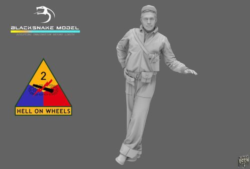 1:35 USA WW2 Tank Crew 06