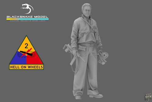 1:35 USA WW2 Tank Crew 08