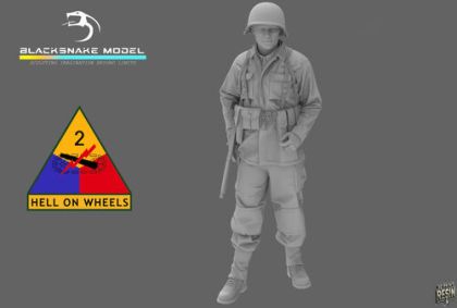 1:35 2nd Armored Infantry Solier Thompson