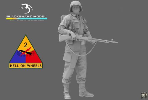 1:35 2nd Armored Infantry Soldier BAR