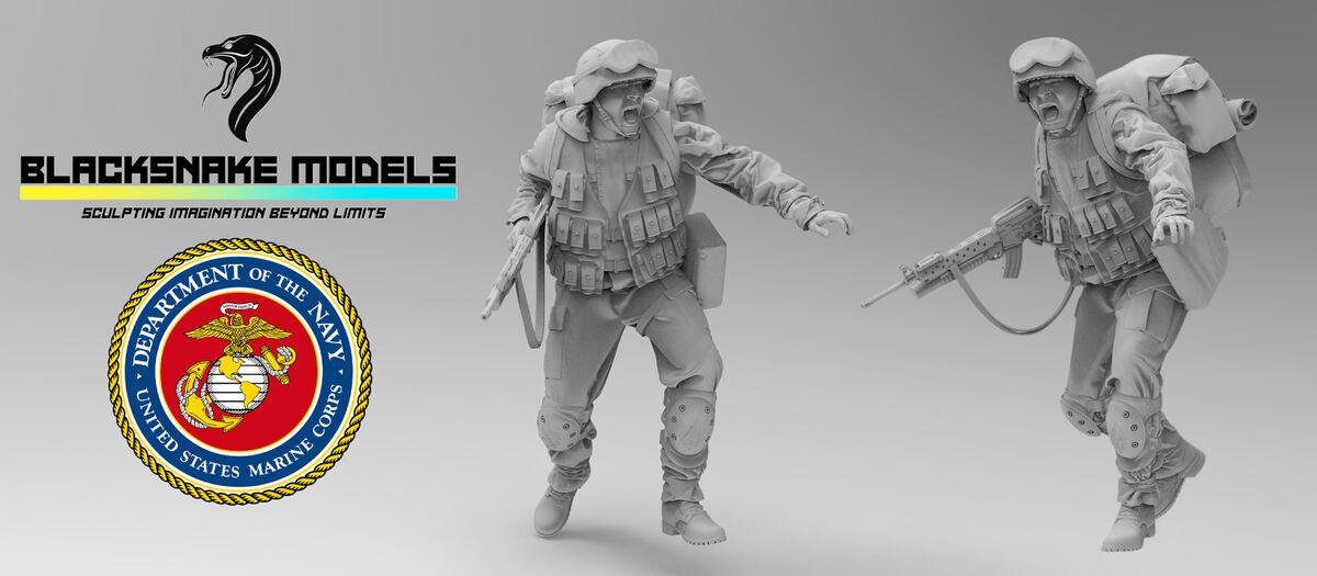 1:35 US Marines 04 Grenadier - Operation Iraqi Freedom