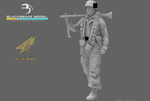 1:35 Fallschirmjaeger Fireteam MG34 Support (1 Figure / Soldier No.5