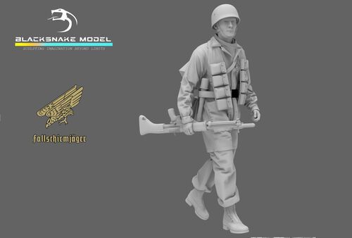 1:35 Fallschirmjaeger Rifleman with FG42 (1 Figure / Soldier No.7)