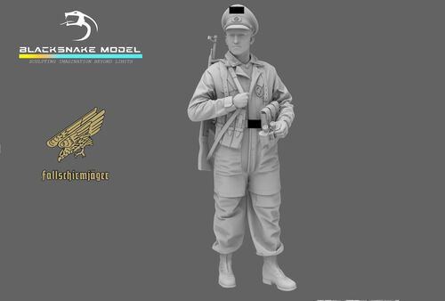 1:35 Fallschirmjaeger Officer Scouting the Battlefield (1 Figure / Soldier No.8)