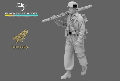 1:35 Fallschirmjaeger mit MG42 (1 Figure / Soldier No.12)