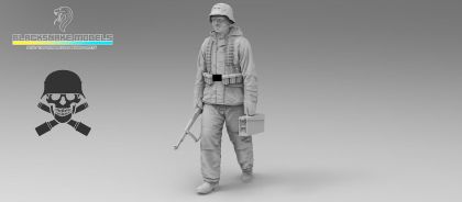 1:35 German WWII Waffen SS Totenkopf Division - Soldier No.4 (1 Figure)