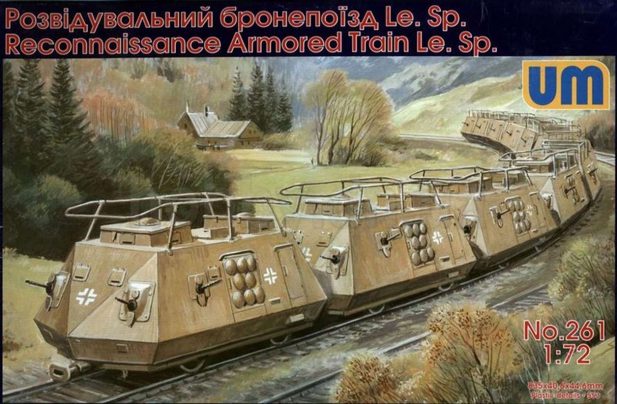 1:72 Reconnaissance Armored Train Le.Sp